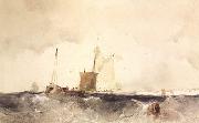 Richard Parkes Bonington At the English Coast (mk22) oil